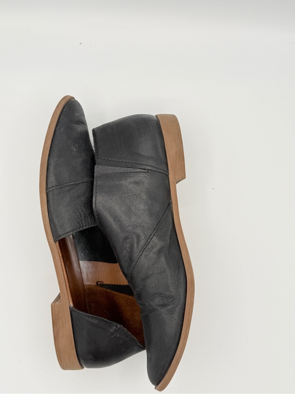 Beuno Blake Flat Leather Slip On Cut Out Soft 39 - Picture 3 of 8